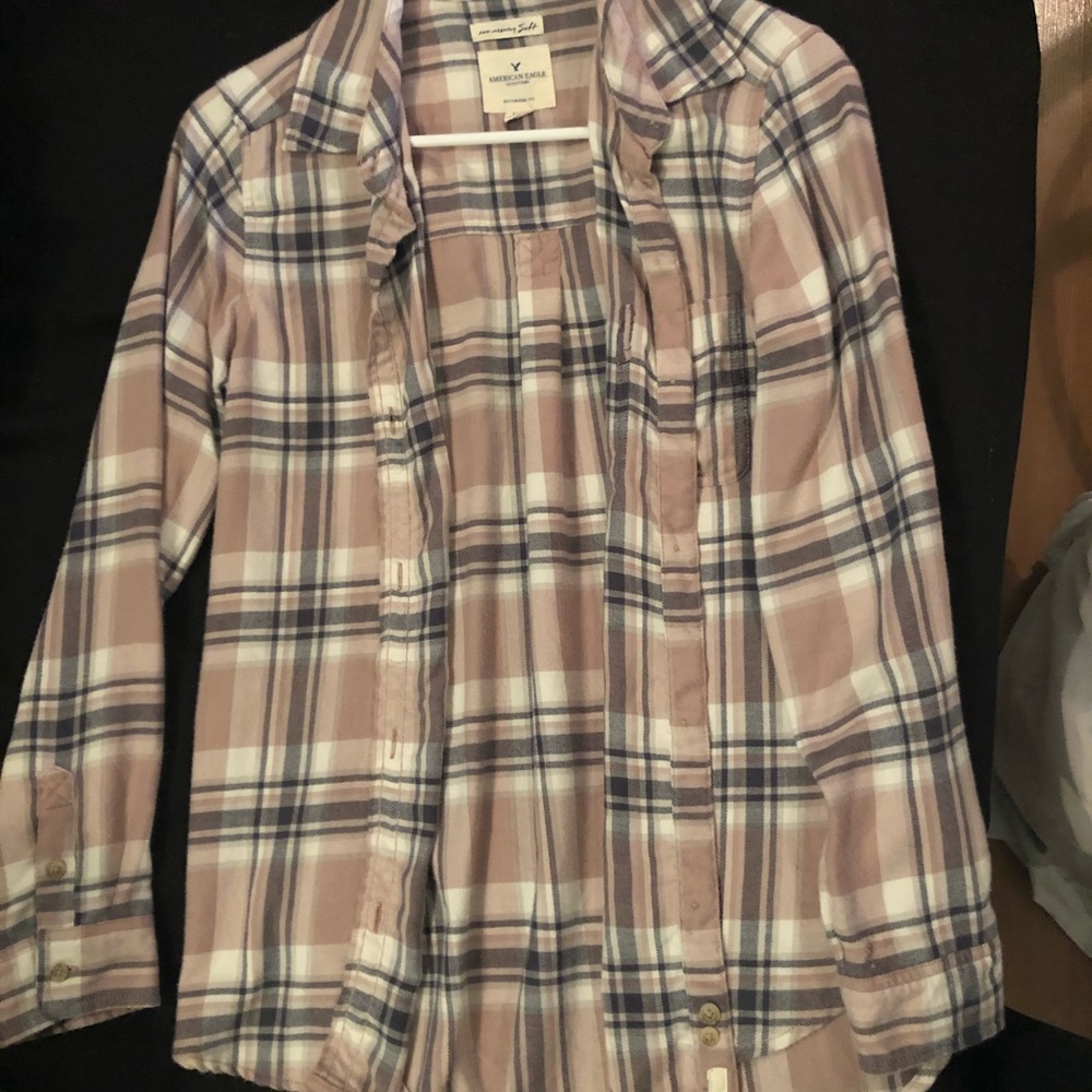 Two flannels, both small